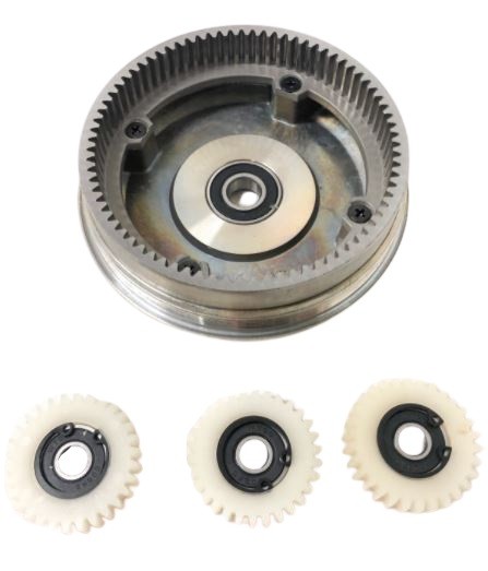 Voorwielmotor deksel/tandwielset Vogue Velora (63-3-a) 