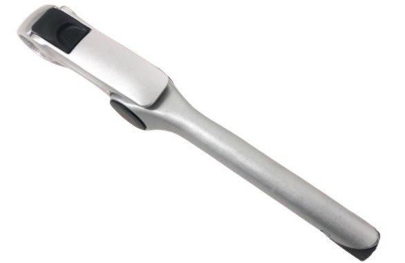 Verstelbare stuurpen staal 25.4mm zilver (76-6-c) 