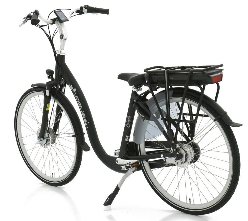 Vogue Comfort 7sp - mat zwart - elektrische fiets met lage instap