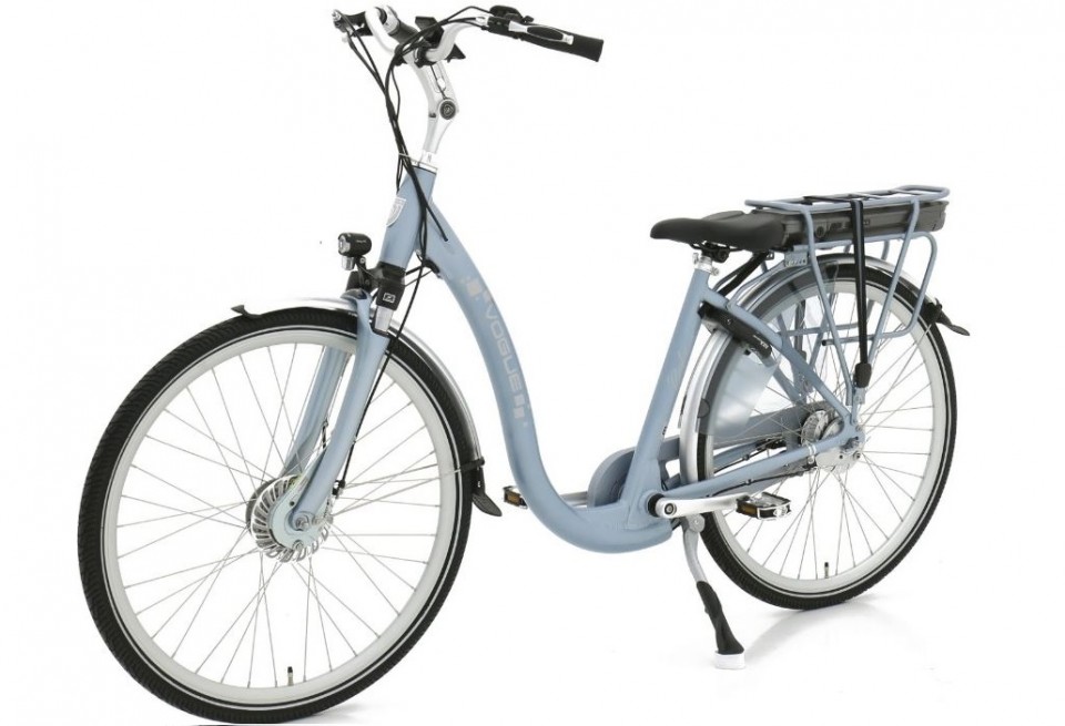 Vogue Comfort 7sp - silk blauw - elektrische fiets met lage instap