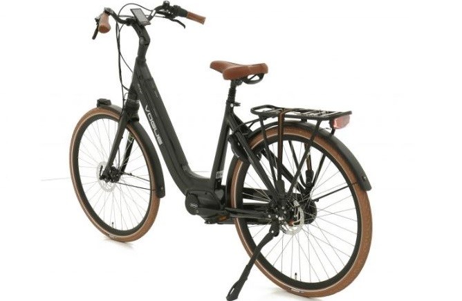 Vogue Mestengo MID - glanzend zwart - elektrische damesfiets