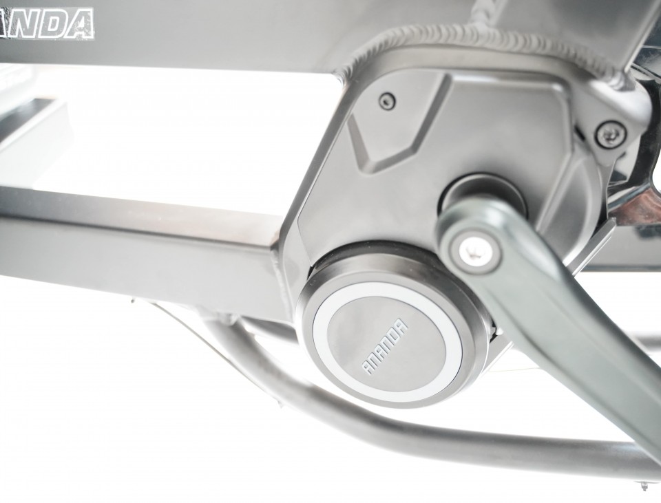 Qivelo Ananda Twowheel elektrische tweewieler bakfiets - mat zwart