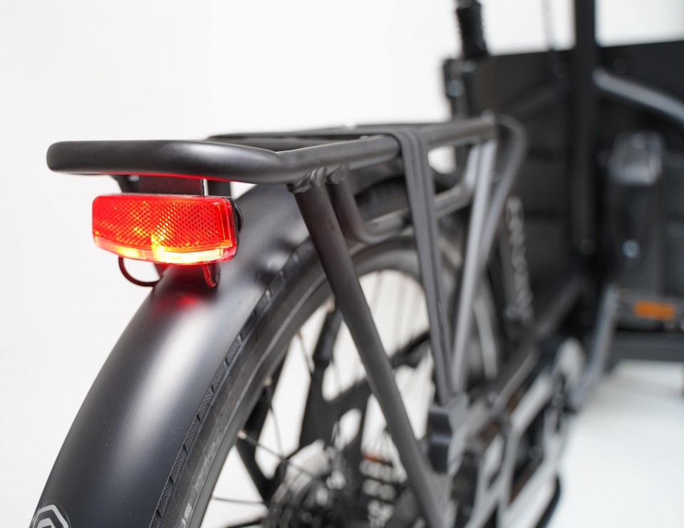 Qivelo Ananda Twowheel elektrische tweewieler bakfiets - mat zwart