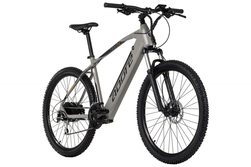 Qivelo Raccoon - grijs - elektrische mountainbike