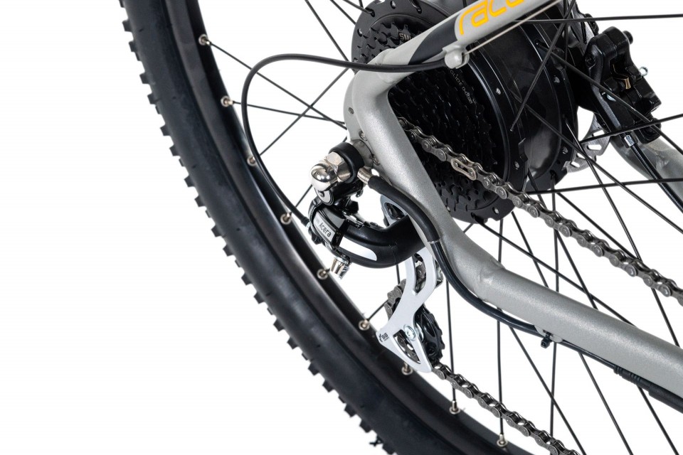 Qivelo Raccoon - grijs - elektrische mountainbike