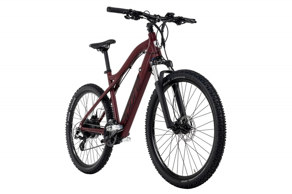 Qivelo Enforce 27,5 - rood - elektrische mountainbike