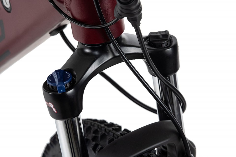 Qivelo Enforce 27,5 - rood - elektrische mountainbike