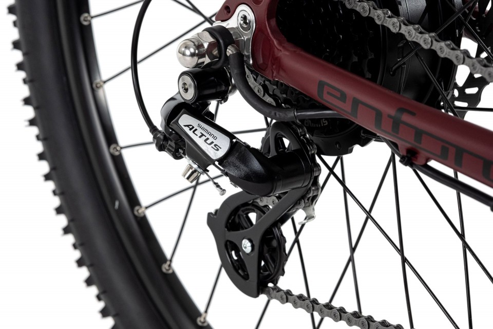 Qivelo Enforce 27,5 - rood - elektrische mountainbike