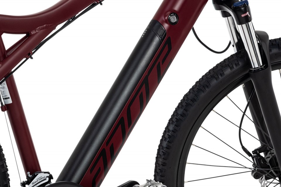 Qivelo Enforce 27,5 - rood - elektrische mountainbike