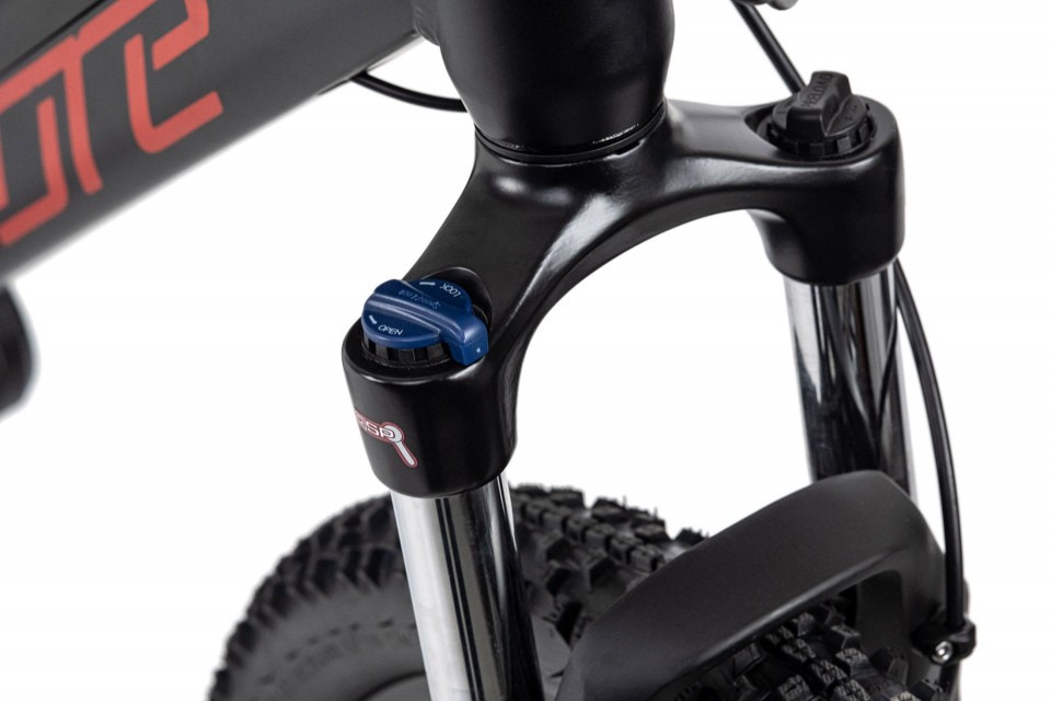 Qivelo Xpose MID - zwart/rood - elektrische mountainbike