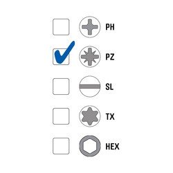 M6x9 bolkopschroef kruiskop (set 6 stuks) (96-3-B)