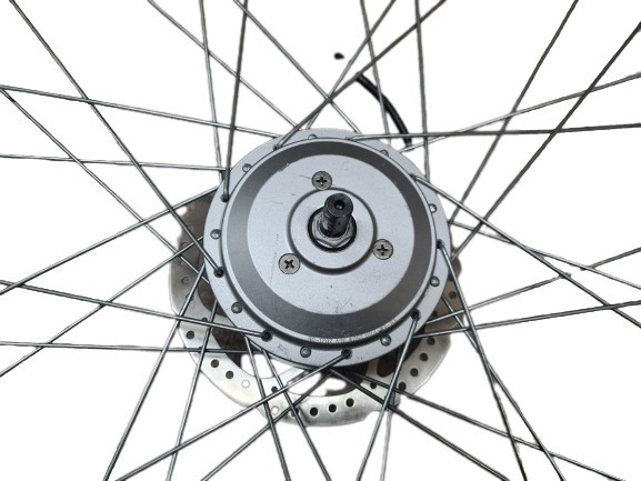 Delivery bike voorwiel met motor (zwarte velg) (65-1-a)