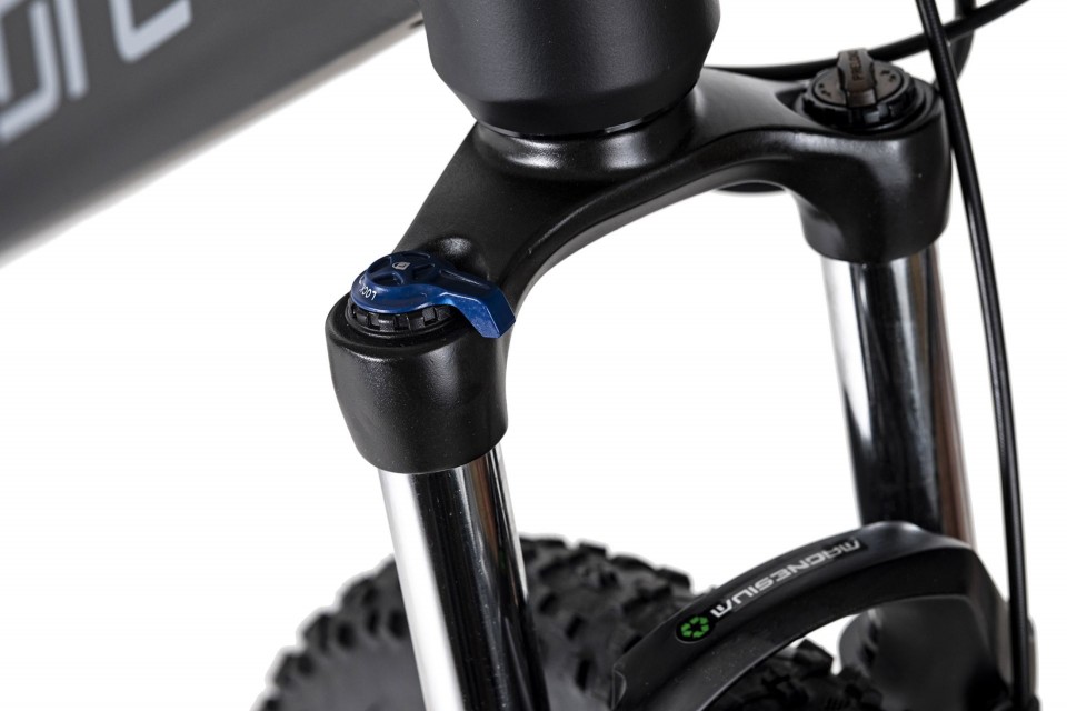 Qivelo Raccoon - zwart - elektrische mountainbike