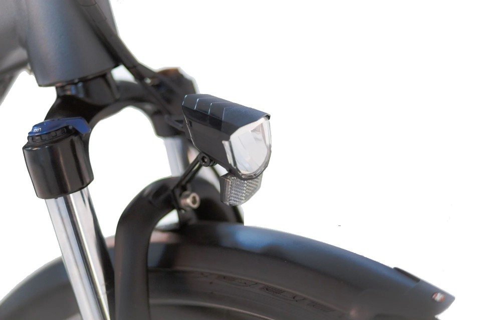 Icycle Vibe 2.0 - mat grijs/blauw - elektrische damesfiets