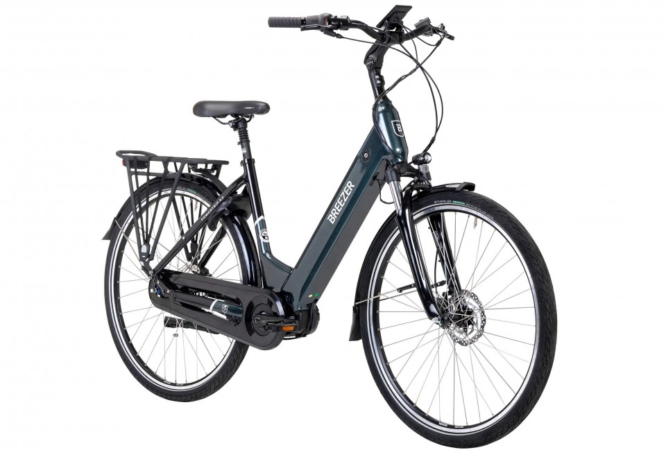 Breezer Powertrip EVO 3.2+ LS - groen - elektrische damesfiets