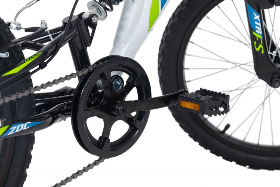 Qivelo Fully 20 Zodiac - wit/groen - jongens mountainbike