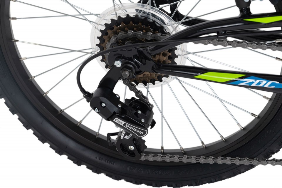 Qivelo Fully 20 Zodiac - wit/groen - jongens mountainbike