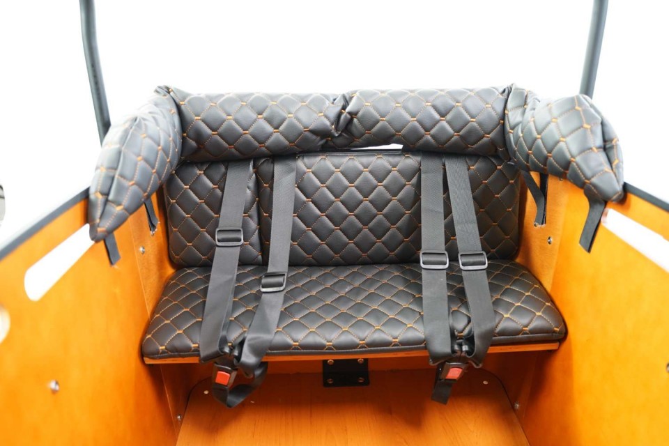 Bakfiets kussens - model 3 - Geschikt voor de Vogue Carry 3 & Qivelo Curve 3