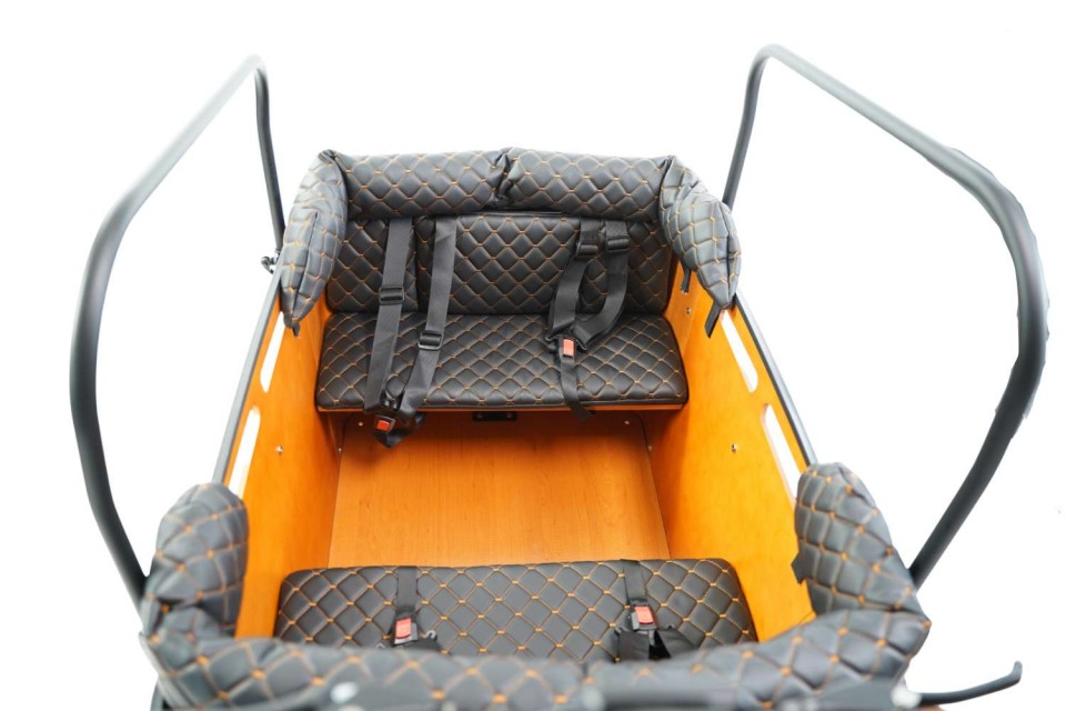 Bakfiets kussens - model 3 - Geschikt voor de Vogue Carry 3 & Qivelo Curve 3