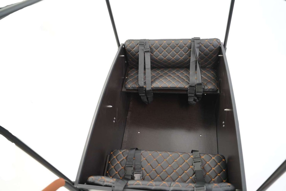 Bakfiets kussens - Model 1 - geschikt voor de Troy, Journey & Qivelo City