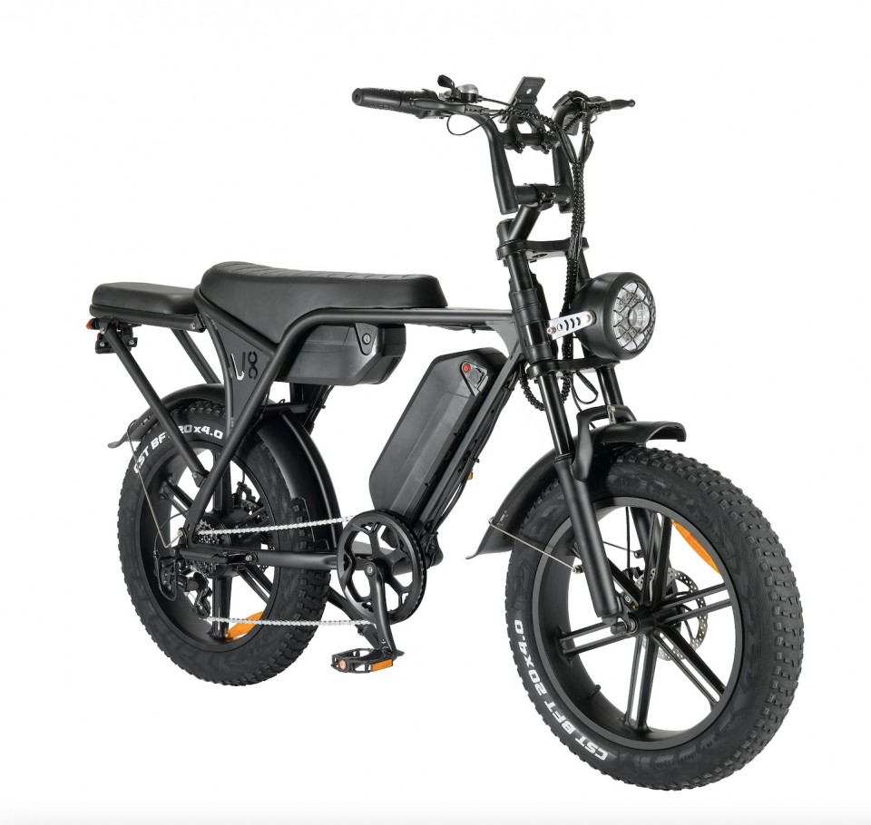 Shuttle fatbike Twin - zwart - elektrische fatbike