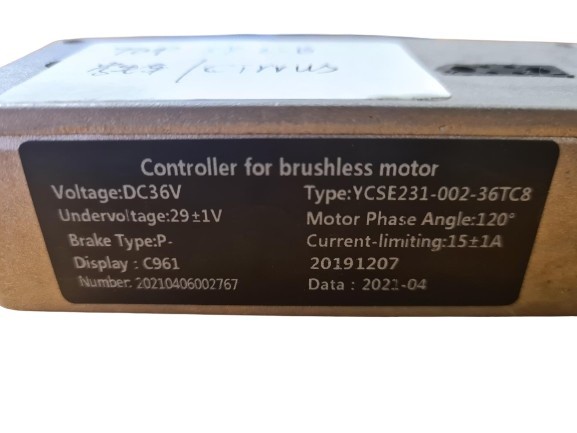 Controller E-bike 36V vanaf 2020 (57-2-b)