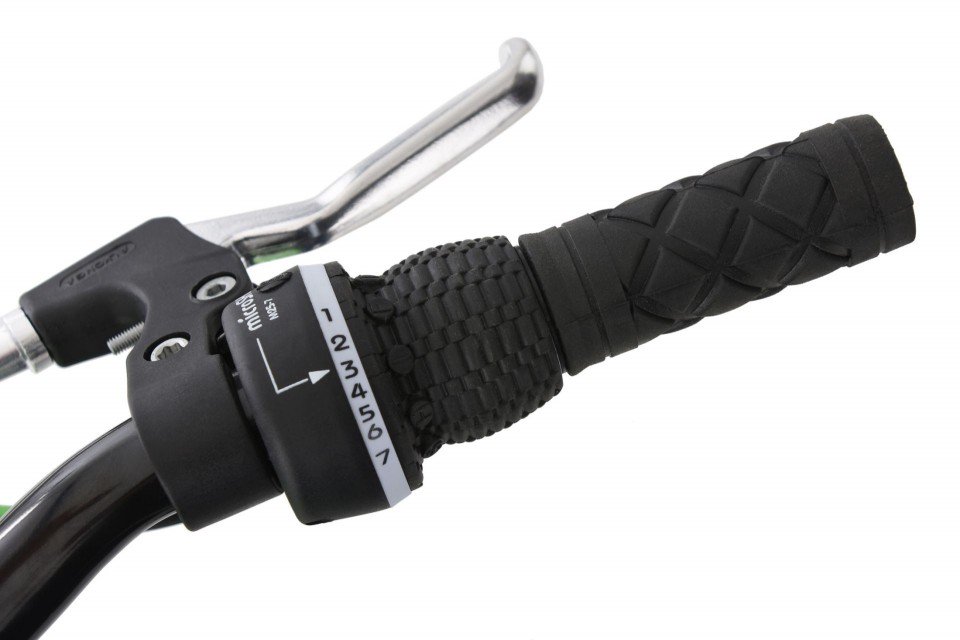 Qivelo Fully Track 24 - groen/oranje - jongens mountainbike