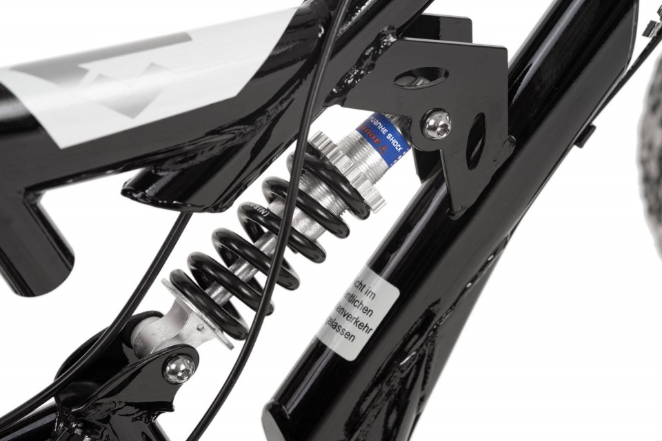 Qivelo Fully Crusher 24 - zwart - jongens mountainbike