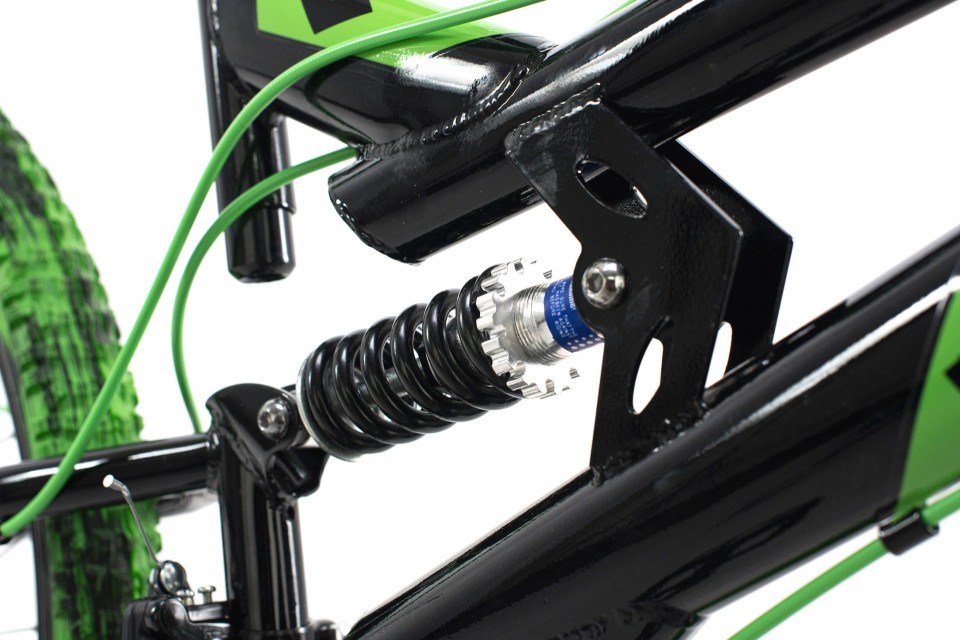 Qivelo Fully Crusher 26 - zwart - jongens mountainbike