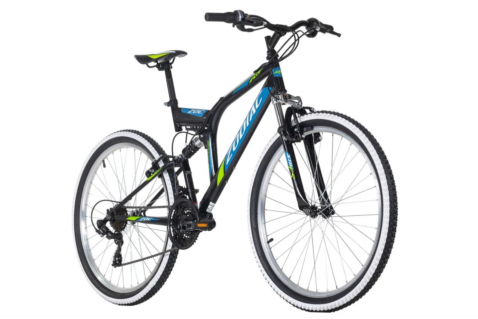 Qivelo Fully 26 Zodiac - zwart/groen - mountainbike