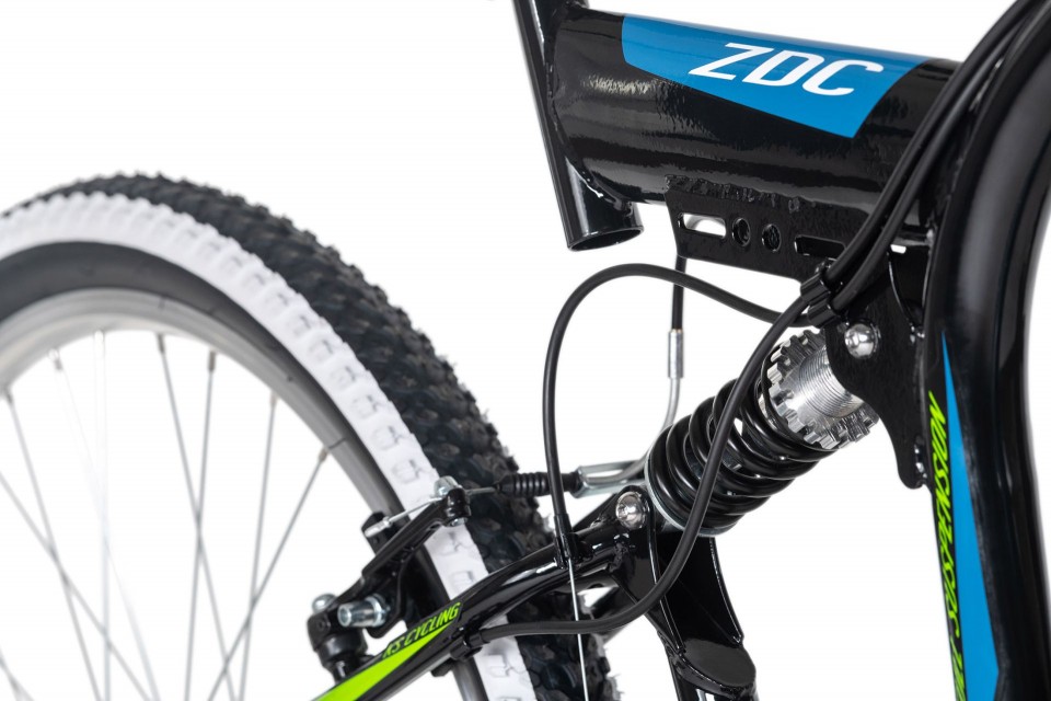 Qivelo Fully 26 Zodiac - zwart/groen - mountainbike