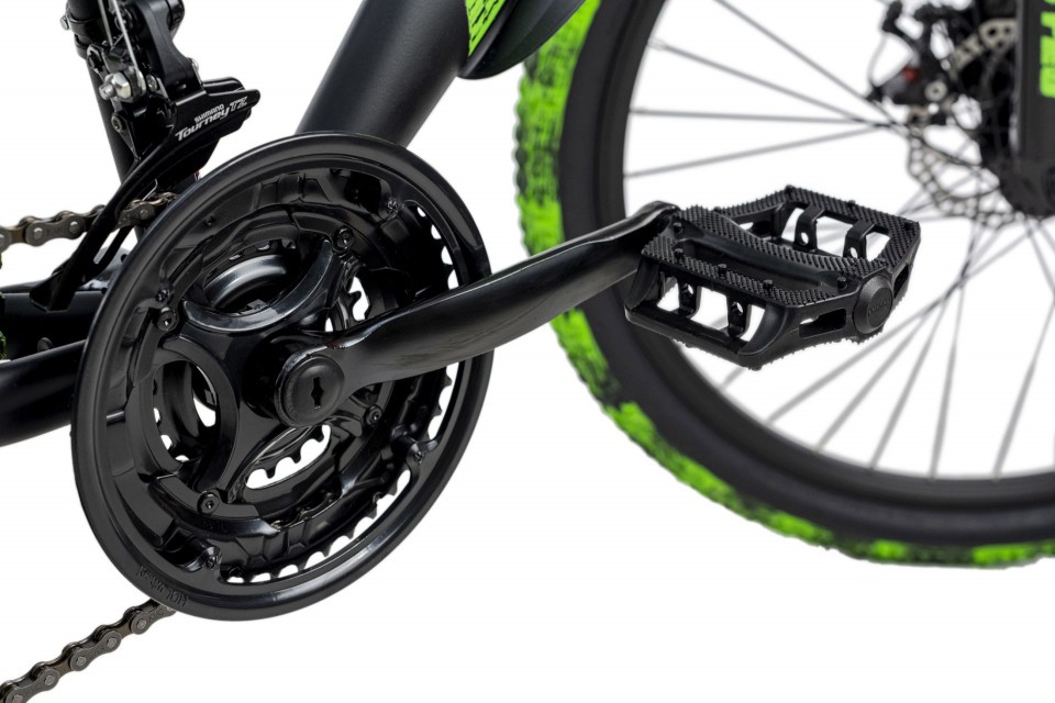 Qivelo Fully Bliss Pro 26 - zwart/groen - jongens mountainbike