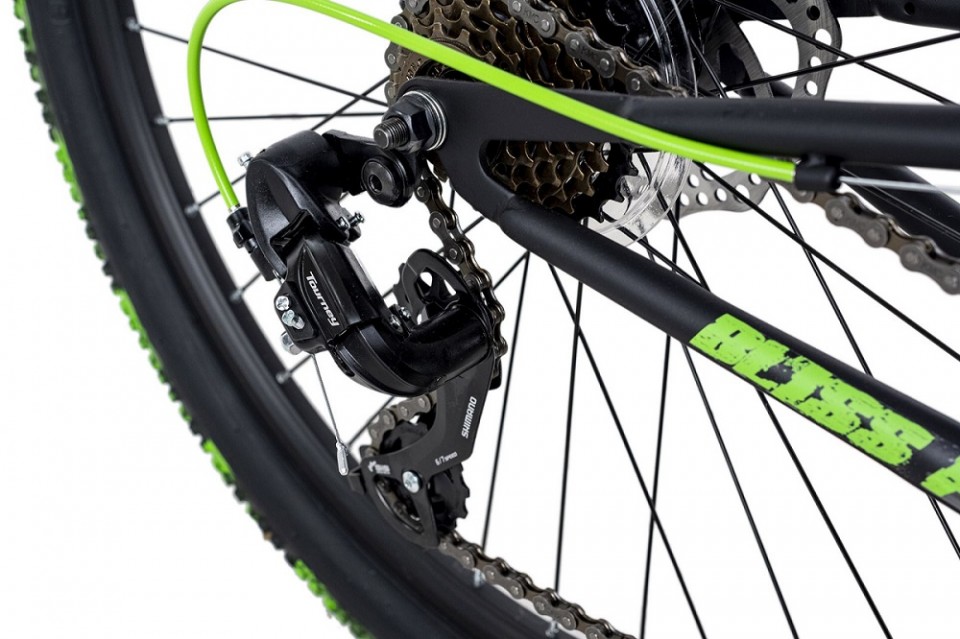 Qivelo Fully Bliss Pro 26 - zwart/groen - jongens mountainbike