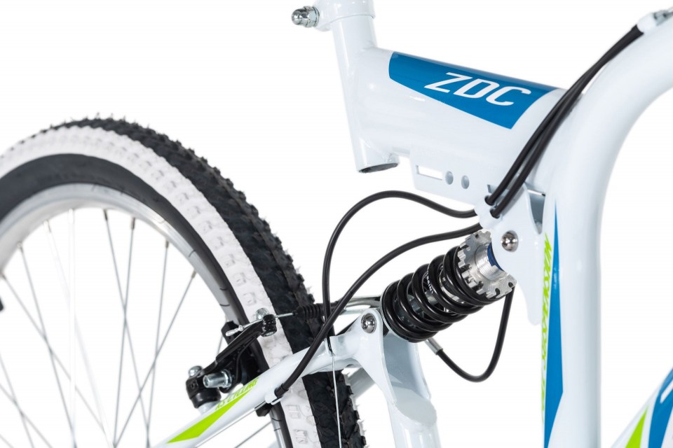Qivelo Fully 26 Zodiac - wit/groen - mountainbike
