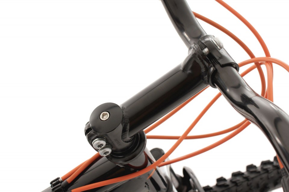 Qivelo Fully Bliss 26 - zwart/oranje - jongens mountainbike