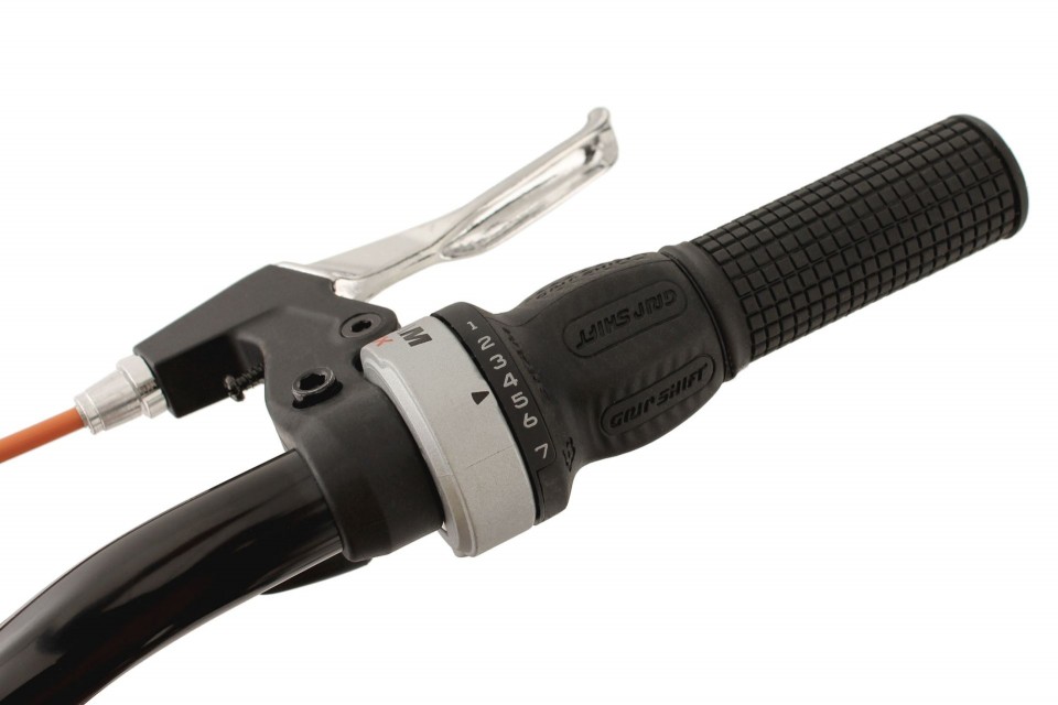 Qivelo Fully Bliss 26 - zwart/oranje - jongens mountainbike