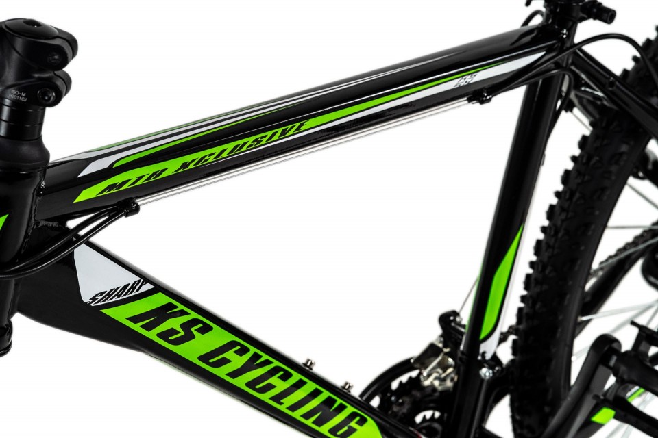Qivelo Sharp 26 - zwart groen - mountainbike