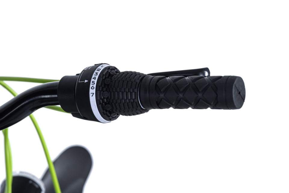 Qivelo Fully Topeka 26 Plus - zwart/groen - kinder mountainbike