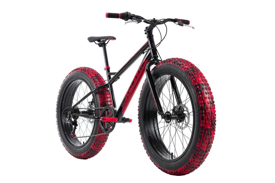 Qivelo Fat XTR 24 - zwart/rood - fatbike