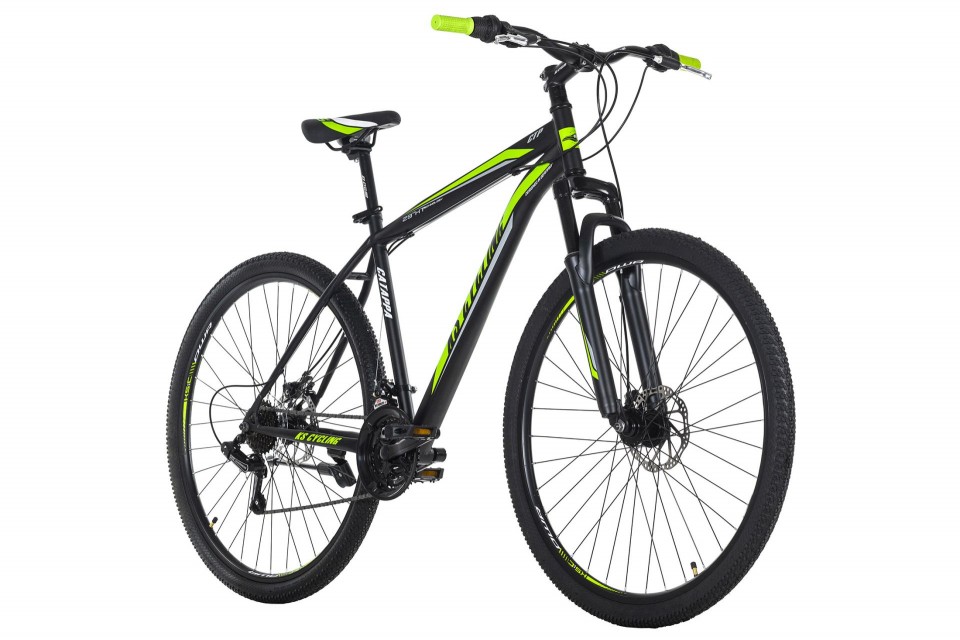Qivelo Catappa 29 - zwart/groen - mountainbike