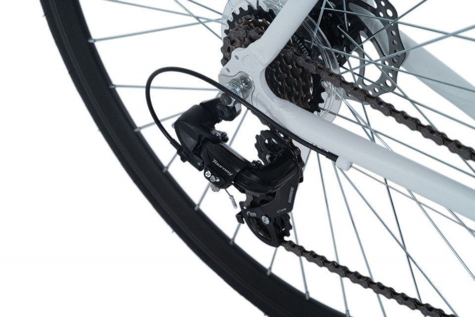 Qivelo Fitness FWD - wit - hybridefiets