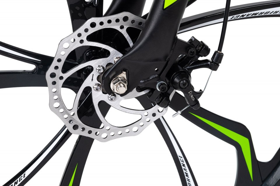 Qivelo Fully 27,5 Scrawler - zwart/groen - mountainbike