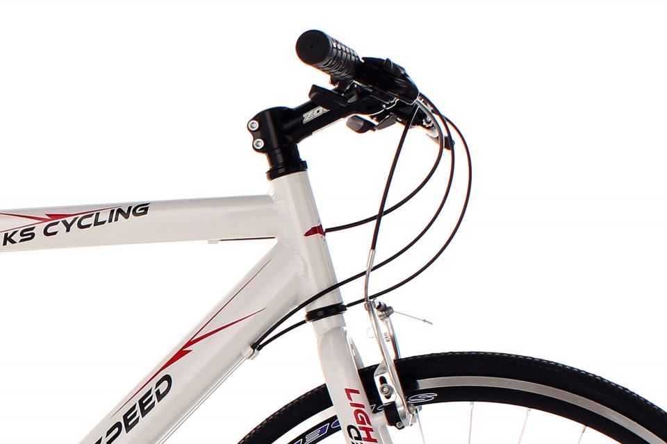 Qivelo Lightspeed - wit - hybridefiets