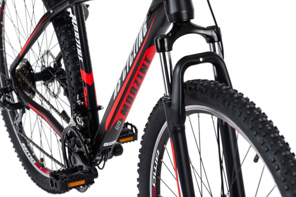 Qivelo Morzine - zwart/rood - mountainbike