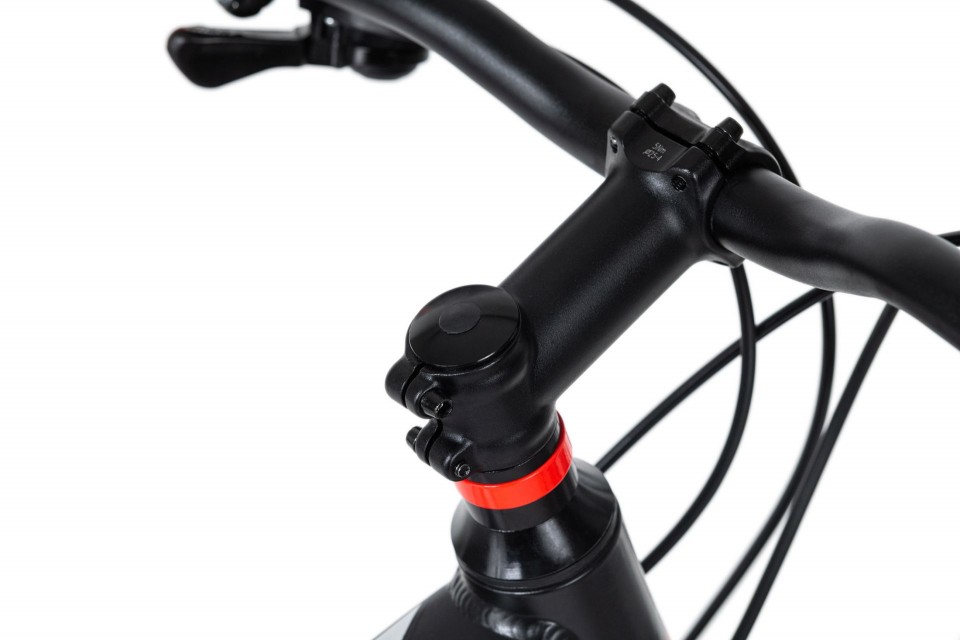 Qivelo Morzine - zwart/rood - mountainbike