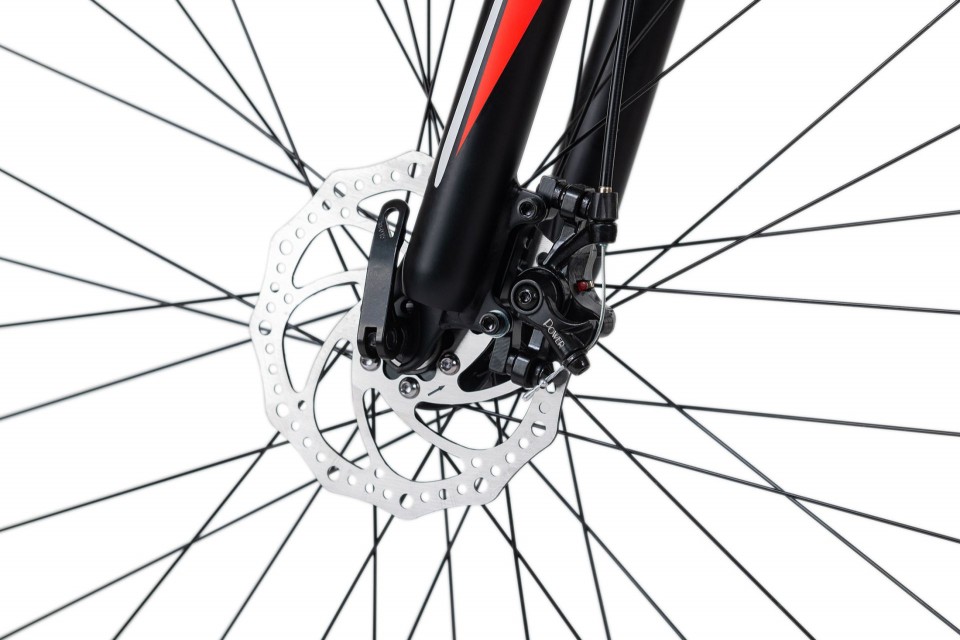 Qivelo Morzine - zwart/rood - mountainbike