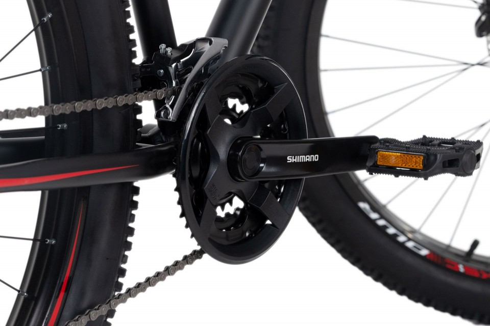 Qivelo Xceed 27,5 Plus - zwart/rood - mountainbike