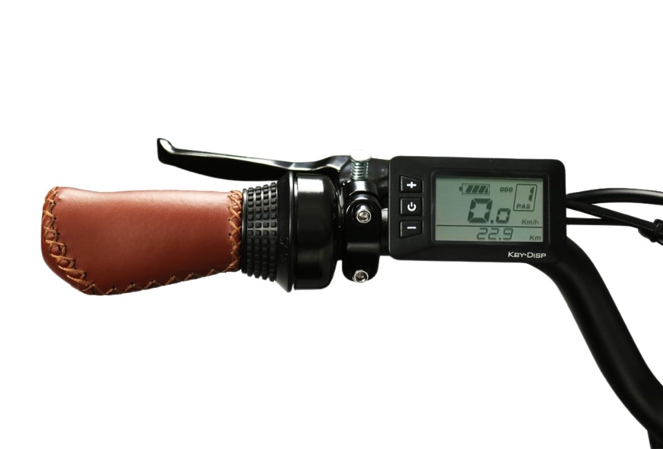 Van Rixtel Swing Compact Fold - zwart/bruin - elektrische driewieler