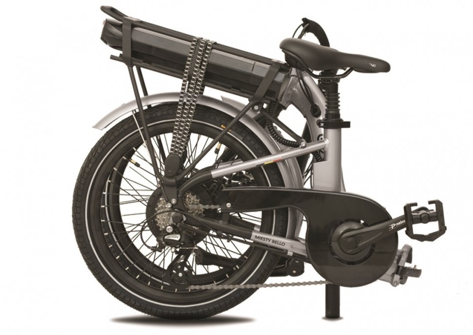 Bizo Bike Miesty Bello 2 - donkergrijs - elektrische vouwfiets