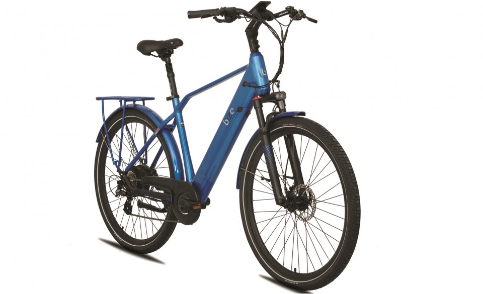 Bizo Bike Viko - blauw - elektrische herenfiets